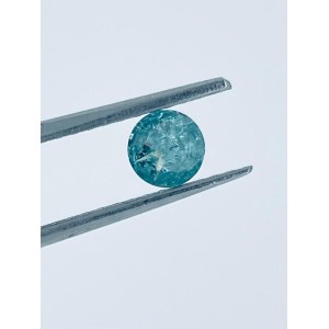 NATURAL POLISHED DIAMOND 0.58 FANCY INTENSE BLUE -I3 - WITH GEMMOLOGICAL CERTIFICATE - C21009-54-3