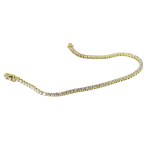 18K GOLD TENNIS BRACELET 4.55 GR