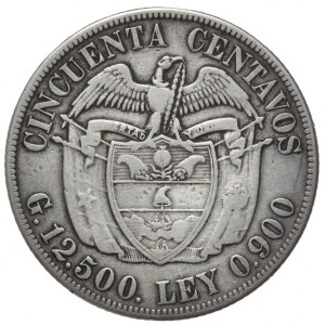 Kolumbie, 50 centavos, 1934