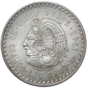 Mexiko, 5 pesos, 1948
