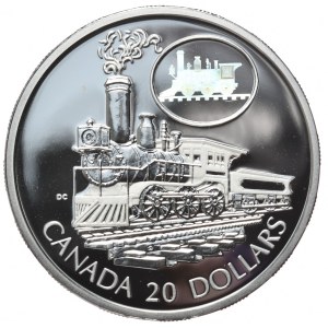 Canada, $20, 2001, Steam Locomotive