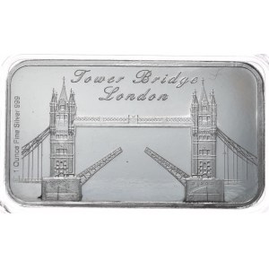 1 oz Silver Bar, Tower Bridge