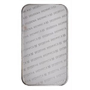 1 oz. Silver Bar, Mint, FED.