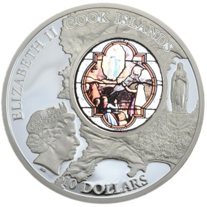 Cook Islands, 10 Dollars, 2013, Lourdes