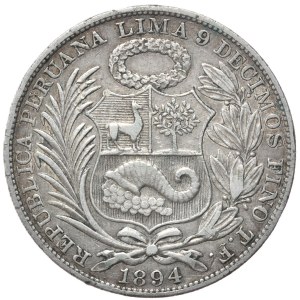 Peru, 1 Sol, 1894