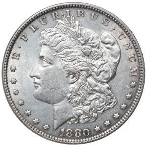 USA, $1, 1880, Morgan, Philadelphia