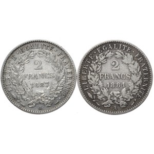 France, 2x2 francs, 1881–87, Ceres