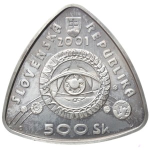 Slovakia, 500 korunas, 2001, Millennium