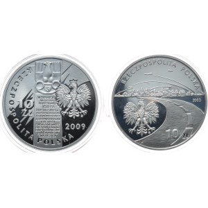 Poland, 2 x 10 zlotych, 2003, 9 years