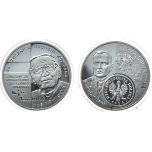 Poland, 2 x 10 zlotych, 2004, 10th anniversary