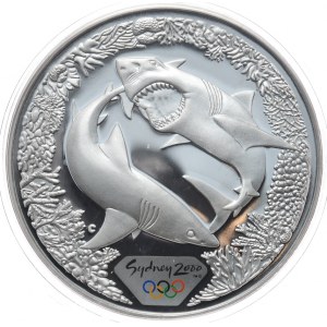 Australia, 5 Dollars, 2000, Olympics/Sharks