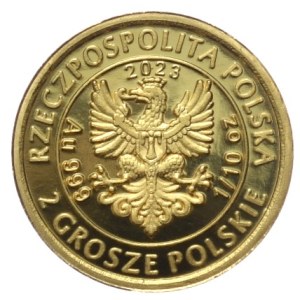 Husaria 1, 2 grosze, 1/10 oz. Au