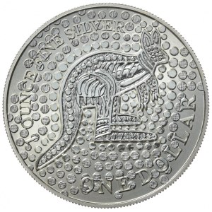 Australia, Kangaroo, 2001, 1 oz.