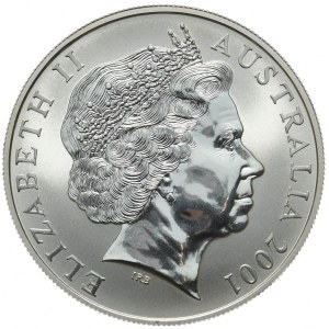 Australia, Kangaroo, 2001, 1 oz.