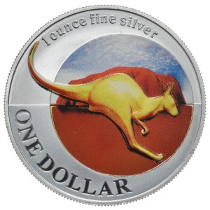 Australie, Kangourou, 2004, 1 oz, couleur