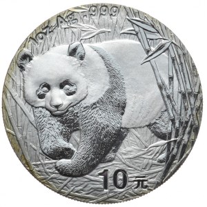 China, Panda, 2001, 1 oz.