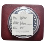Giamaica, 25 dollari, 1981, 4,04 once, nella confezione originale