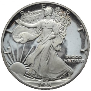 USA, 1 Dolar, 1989r., 1oz., Proof