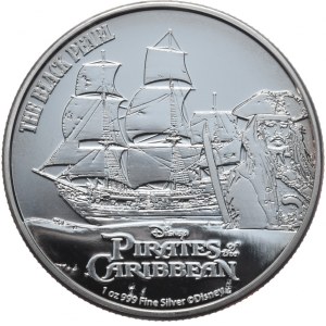 Niue, 2021r., Piraci, 1oz., Czarna Perła