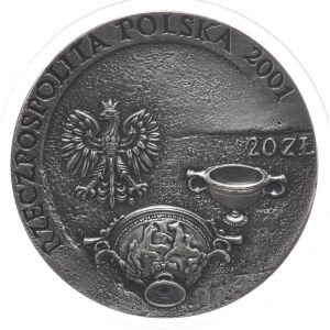 Third Republic of Poland, 20 zł, Amber Trail, 2001