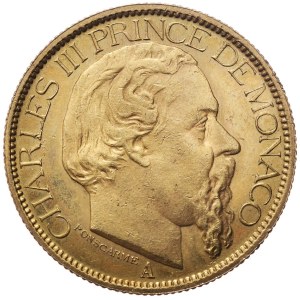 Monaco, 100 Francs, 1886