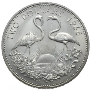 The Bahamas, $2, 1966