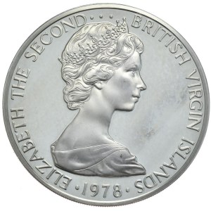 British Virgin Islands, 1 Dollar, 1978, Rare