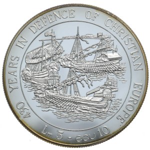 Malta, 5 Lira, 1993,