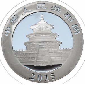 Chine, Panda, 2015, 1 oz.