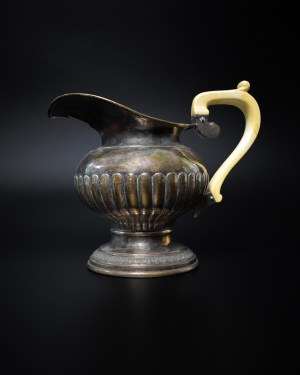 Silver creamer, Austria 19th century.
