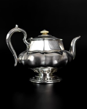Silver teapot, Russia 19th century.