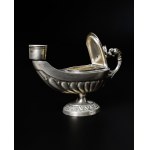 Olive lamp, silver, Russia 19th century.