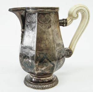Silver coffee service, France 19th century.