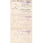 5 db RÉGI osztrák humoros művészlap. B.K.W.I. / 5 pre-1945 Austrian humour art postcards + K.u.k...