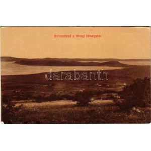 Balatonfüred, a tihanyi félszigettel. A polgári iskola épülete (1906) már áll, de a vasút még nem épült meg...