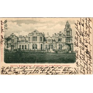 1900 Bodrogolaszi, Bodrog-Olaszi; Gróf Lónyay Elemér és Stefánia kastélya. Podleszny A. felvétele (EK...