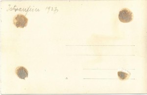 1927 Budapest, Szent István Ünnep augusztus 20-án, felvonulás az utcán, fehérnemű tisztító és tejüzem. photo (Rb...