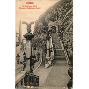 1910 Budapest I. Szent Gellérthegyi feljáró, villamos