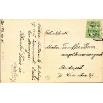 1913 Budapest I. Vérmező látkép a várból a Krisztina körúttal, Déli pályaudvar eleje (beépítetlen sarokterület...
