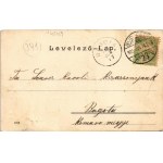 1905 Budapest II. Hűvösvölgy, villamos vasút végállomása. Schwarz J. kiadása (fa)