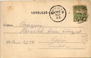 1902 Budapest VII. Gambrinus az ország legnagyobb és legszebb bor és sör csarnoka, belső. Erzsébet körút 27. (fl...