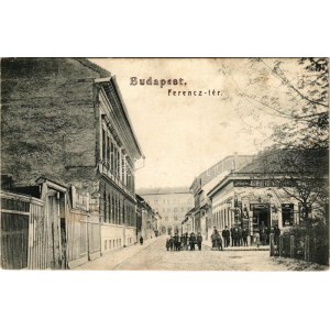 Budapest IX. Ferenc tér Kohut István fűszer üzlete. S.L.B. 10125. (EK)