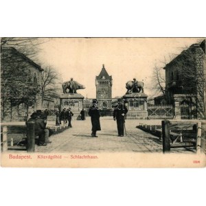 1908 Budapest IX. Közvágóhíd, Soroksári út 58. Taussig A. 3398. (EK)
