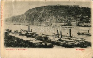 1899 Budapest XI. Gellért-hegy (Gellérthegy), Citadella / Blocksberg. Divald Károly 5. (Rb)