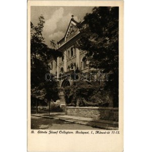 Budapest XI. Gellérthegy, Báró Eötvös József Collegium székházának főberjárata. Ménesi út 11-13. (EK...