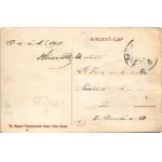 1911 Budapest XI. Gellérthegy, Erődi villa, a tulajdonos saját kezű levelével. Somlói út 24. (Rb...