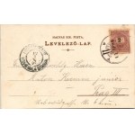 1898 Budapest XI. Kelenföld, Mattoni-féle Erzsébet királyné sósfürdő. Posner Art Nouveau (EK...