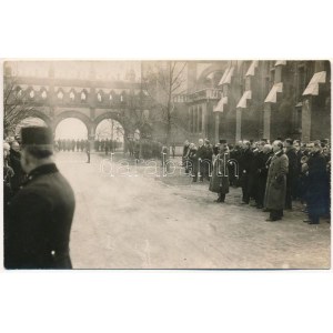 Budapest XI. Műegyetem (Műszaki Egyetem), ünnepség, József főherceg, Gömbös Gyula. photo