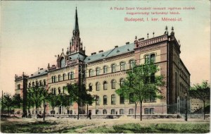 Budapest XI. Paulai Szent Vincéről nevezett irgalmas nővérek magyarországi tartományi házuk (Ménesi út 27....