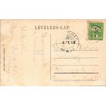 1908 Budapest XVI. Cinkota, HÉV (Helyiérdekű Vasút) vasútállomás, vonat, Evangélikus templom. Vános Manó kiadása (fl...